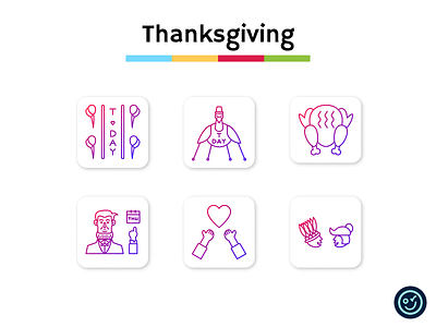 Thanksgiving icon pack design icon icon design icon set iconography icons illustration thanksgiving ui