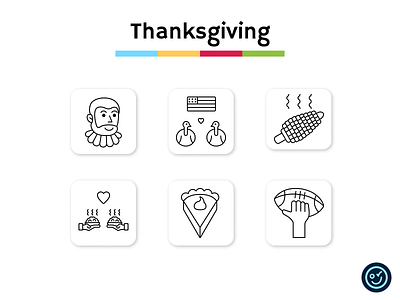 Thanksgiving icon pack design icon icon design icon set iconography icons illustration thanksgiving ui