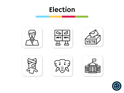Election icon pack