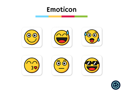 Emoticon icon pack design emoji emoticon icon icon design icon set iconography icons illustration smile ui