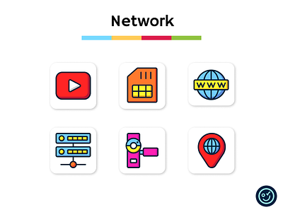 Network & Communication icon pack communication design icon icon design icon set iconography icons illustration network ui