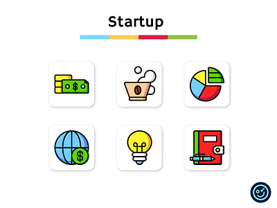 Startup Icon business design icon icon design icon set iconography icons illustration startup ui