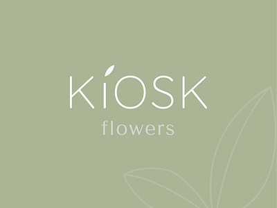 kiosk design illustration logo minimal vector