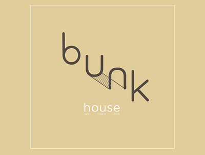 bunkhouse branding design illustration illustrator logo typography vector web