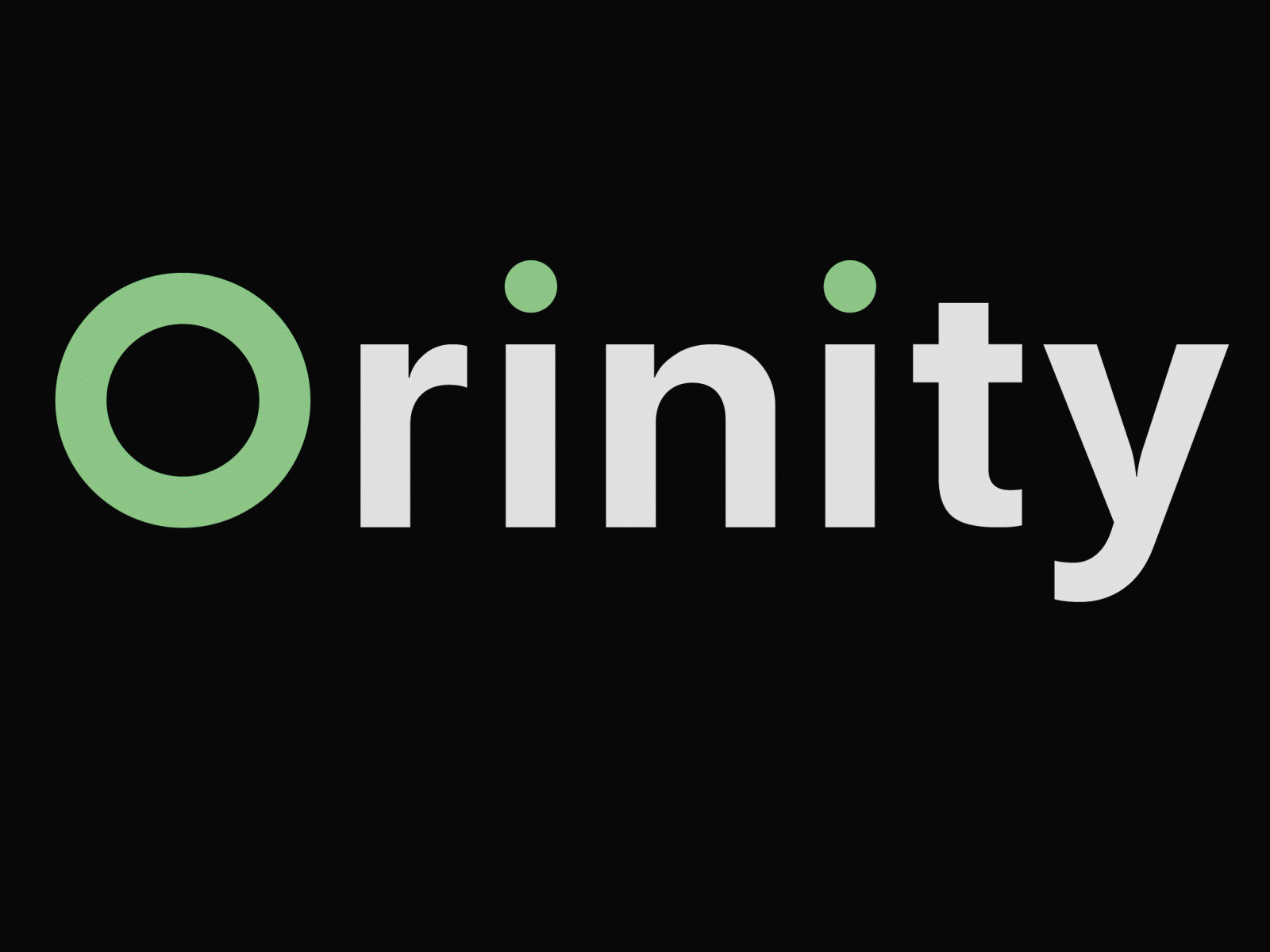 Grinity - Green logo animation