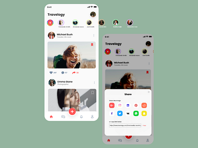 UI Design: Social Media App