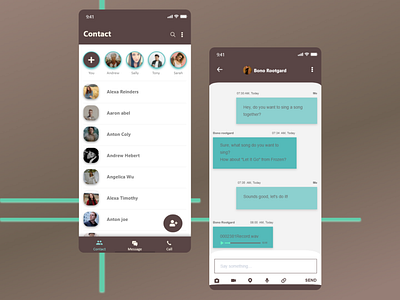 UI Design: Direct Messaging App