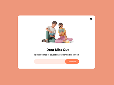 Design UI: Pop up Overlay Newsletter Website adobexd app branding dailyui design figma ui uidesign uiux ux uxdesign website