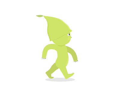 Groovewalk animation character gif groovy walkcycle