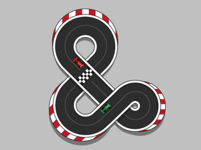 Ampersandtrack ampersand continous loop racetrack