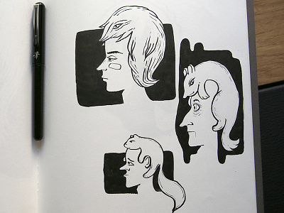 Headgear headgear illustration pentelbrushpen sketchbook