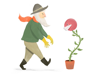 Brave Gardener brave gardener characterdesign procreate