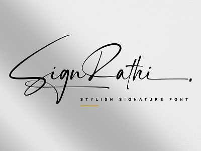 SignRathi - Signature Font branding design fonts handlettering signature typeface typography