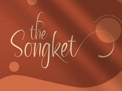The Songket branding calligraphy design fonts graphic design handlettering typeface typography