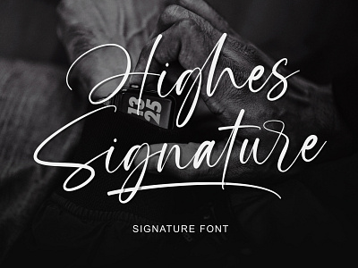 Highes Signature Font