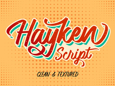 Hayken Script Font branding design fonts handlettering logo logotype typeface typography