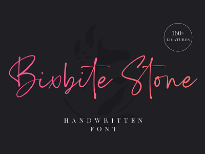 Bixbite Stone branding design font fonts handlettering logo typeface typography