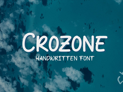 Crozone - Handwritten Font branding design fonts graphic design illustration logo typeface typography ui