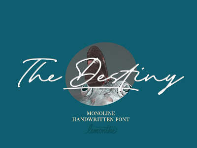 The Destiny branding calligraphy design fonts handlettering logo type typeface typography ui