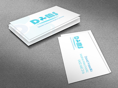 Doms business card photoshop