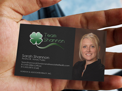 Business card-Shannon illustrator photoshop