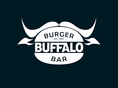 logotype buffalo burger-bar branding design identity logo logotype