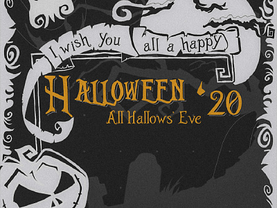 halloween 31.10.2020 design digital halloween illustration notscary october31 visual