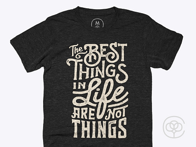 Best Things • Shirt cotton bureau lettering shirt type type treatment typography