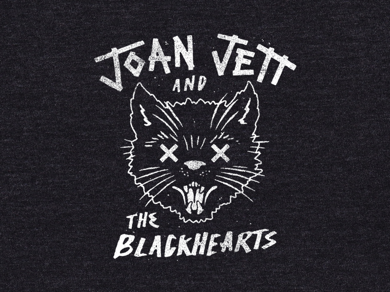 joan jett cat shirt