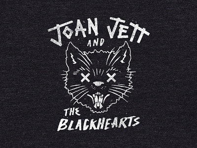 Joan Jett - Cat Shirt band cat merch