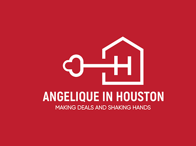 Angelique In Houston brand design brand identity branding logo logo design logo folio