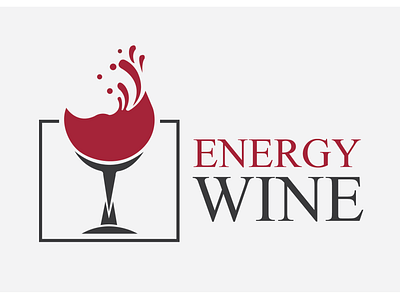 Energy Wine brand design brand identity branding icon logo logo design logo folio minimal ui