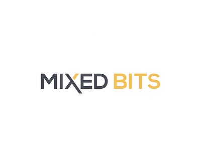 Mixed Bits app design brand design brand identity branding icon logo logo design logo folio minimal ui