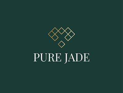 Pure Jade brand design brand identity branding jewelry jewelry logo logo logo folio luxuary logo