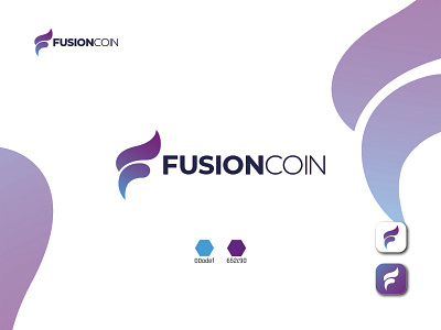 FUSIONCOIN-NFT Logo brand design brand identity branding crypto crypto logo crypto logo design icon logo logo design logo folio nft nft logo nft logo design tech logo