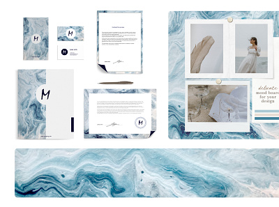 Artistic blue marble textures backgrounds branding design graphic design illustration marble