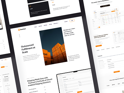 Packiyo / SaaS Website Design