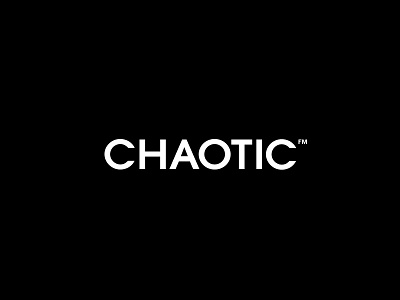 Chaotic FM Branding branding chaotic graphic design graphics identity lettering logo logotype mark product typography wordmark