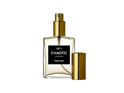 Chaotic Nº1 Perfume branding chaotic graphic design graphics identity lettering logo logotype mark product typography wordmark