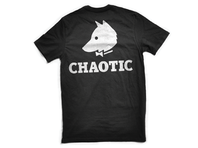 Chaotic T-Shirt Design 06 branding chaotic graphic design graphics identity lettering logo logotype mark product typography wordmark