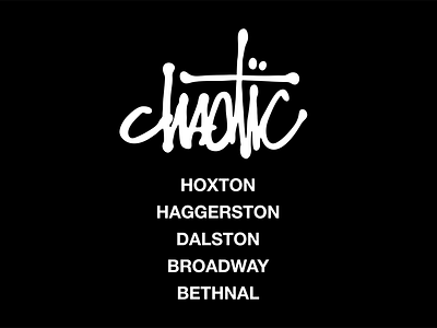 Chaotic vs Stüssy - East London Chapters advertising black branding graphic design graphics hijack logo material print stussy subvertising white