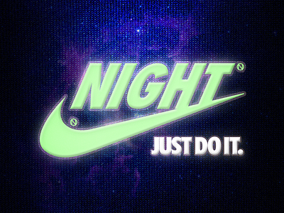 Oliver Night Nike Swoosh advertising branding graphic design graphics hijack logo nike sport sportswear subvertising