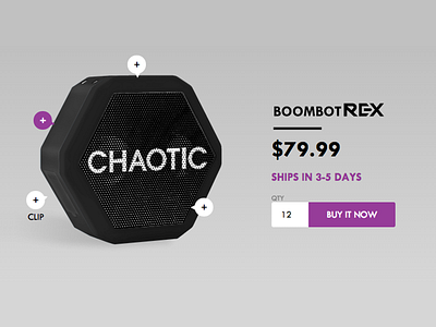Chaotic Boombotix Speaker branding chaotic graphic design graphics identity lettering logo logotype mark speaker typography wordmark