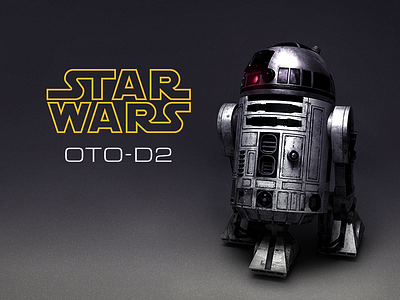 Oto-D2 advertising branding graphic design graphics hijack logo r2d2 star wars subvertising