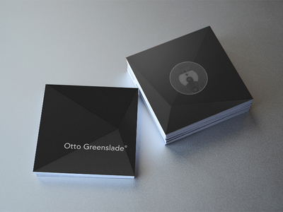 Otto Greenslade Business Card 03 branding business card graphic design graphics identity lettering logo logotype minimal nfc typography