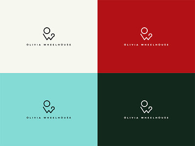 Olivia Wheelhouse Branding Colours branding graphic design graphics identity lettering logo logotype mark olivia wheelhouse typography wordmark