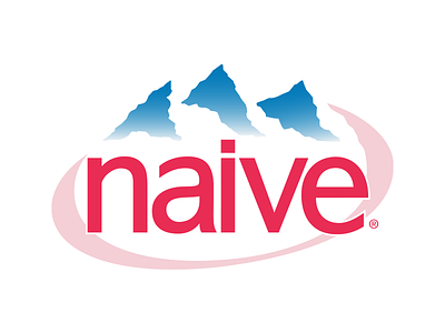 Naive Evian branding evian graphic design graphics identity lettering logo logotype mark naive typography wordmark