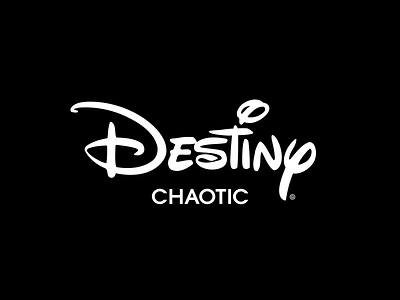 Chaotic Does Disney branding destiny disney graphic design graphics hijack logo