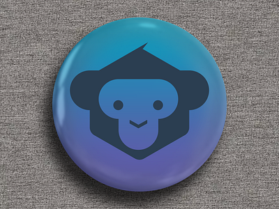 Monkey Fest Developer Badge 01 branding developer gradient logo microsoft monkey xamarin