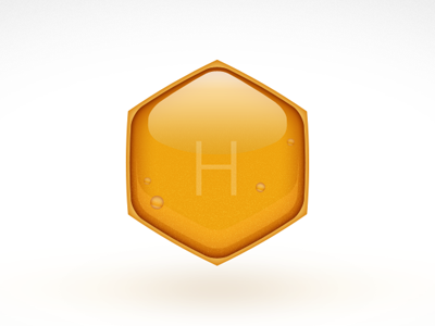 Project Honey OS brand branding bubble cell graphic design graphics honey icon linux liquid login logo os reflection yellow